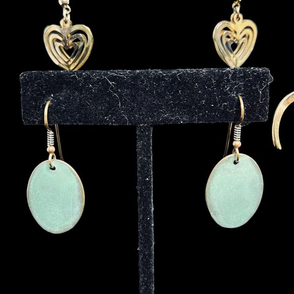 Lot of 6 Gold Tone Pierced Earrings (4838) - Picture 6 of 9